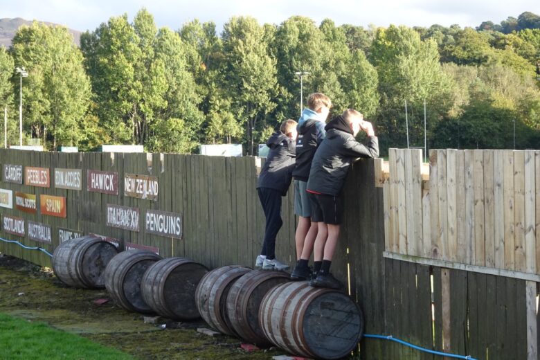 Brutalistisch monument Gala Fairydean Rovers